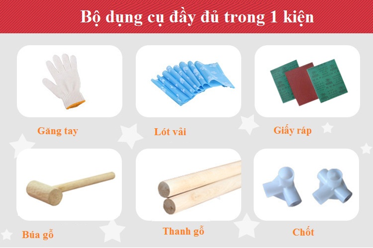 tủ vải khung gỗ 4 buồng 8 ngăn 